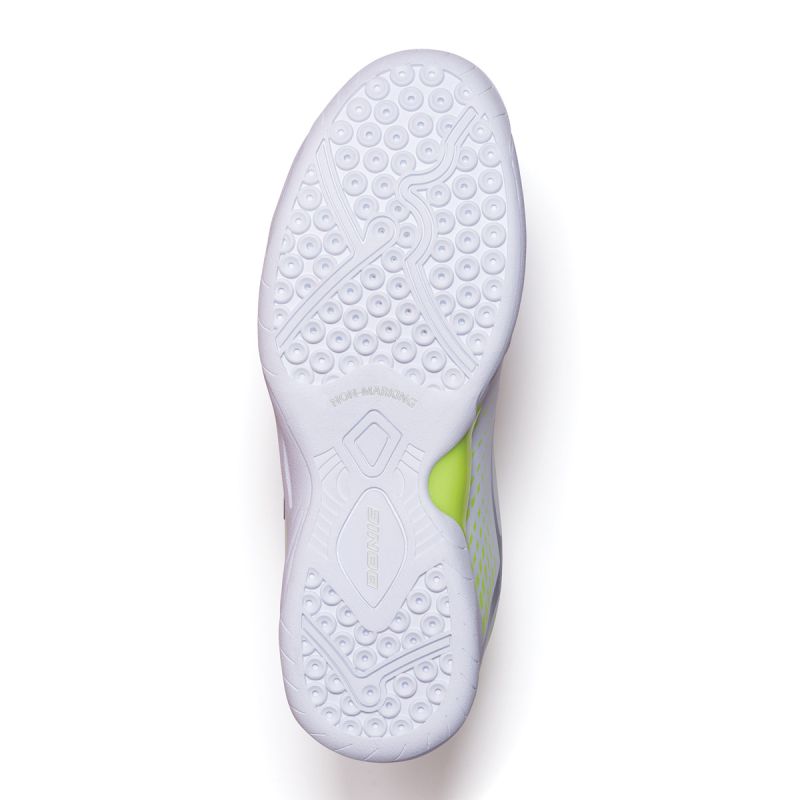 Donic Wettkampfschuh Saphir weiß/lime – Bild 8